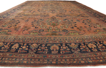 13 x 23 Antique Persian Mahal Rug 72045