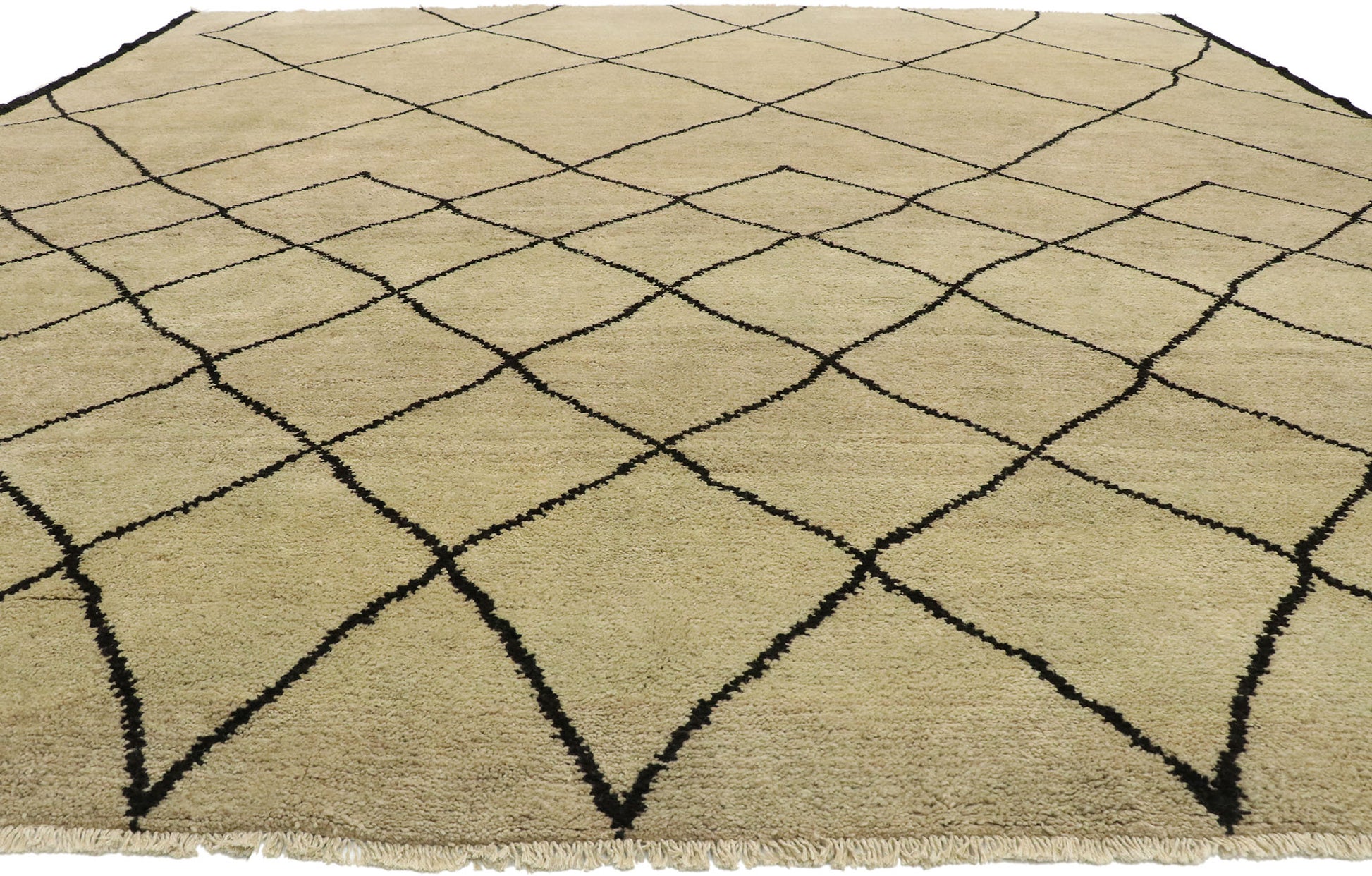 13 x 14 Organic Modern Moroccan Rug 80465