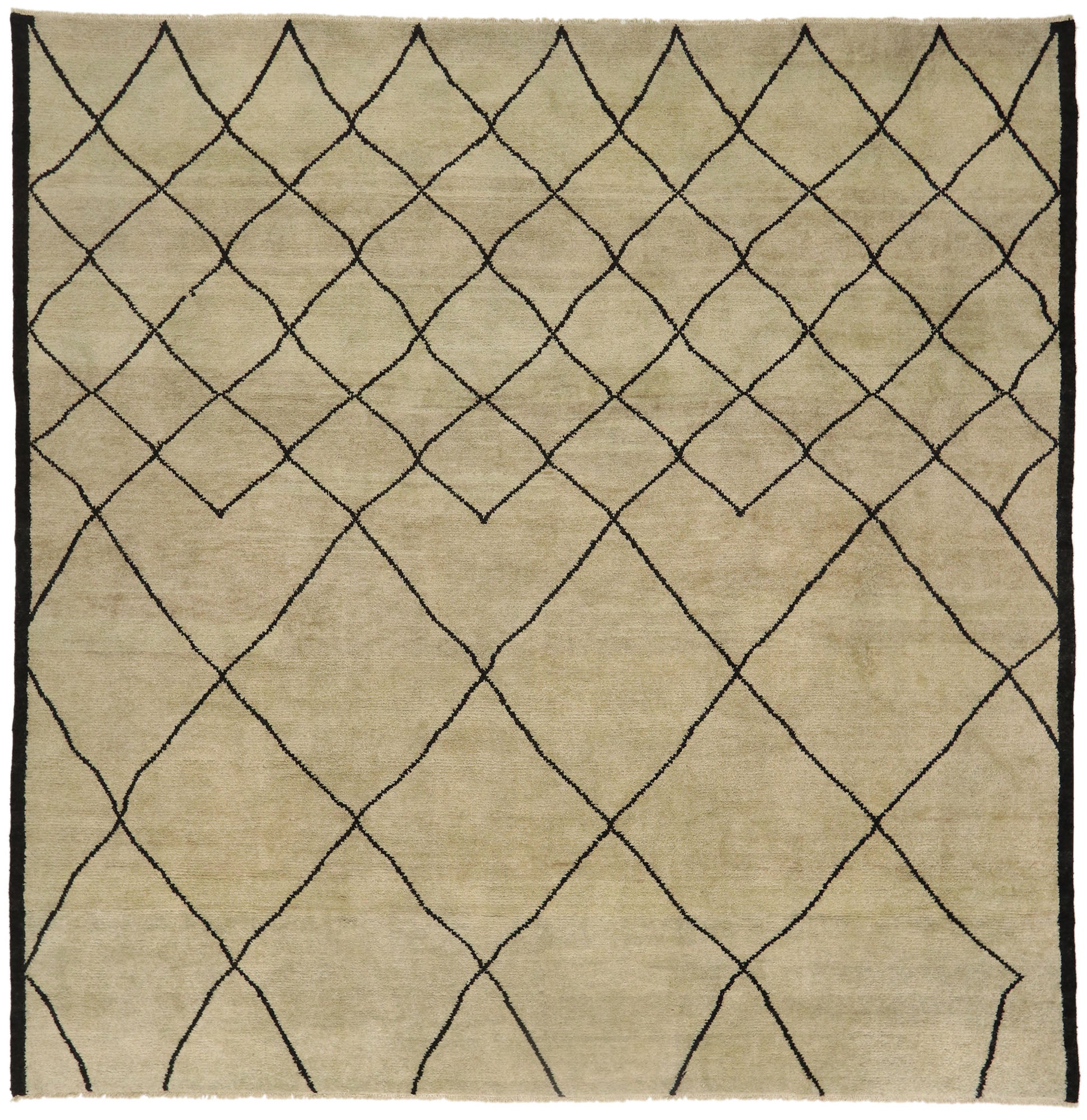 13 x 14 Organic Modern Moroccan Rug 80465