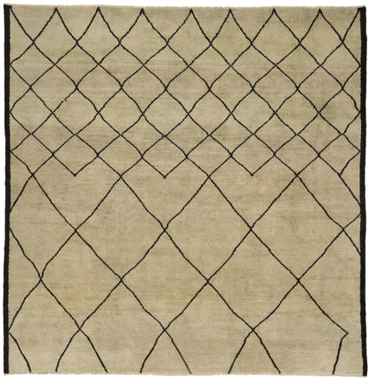 13 x 14 Organic Modern Moroccan Rug 80465