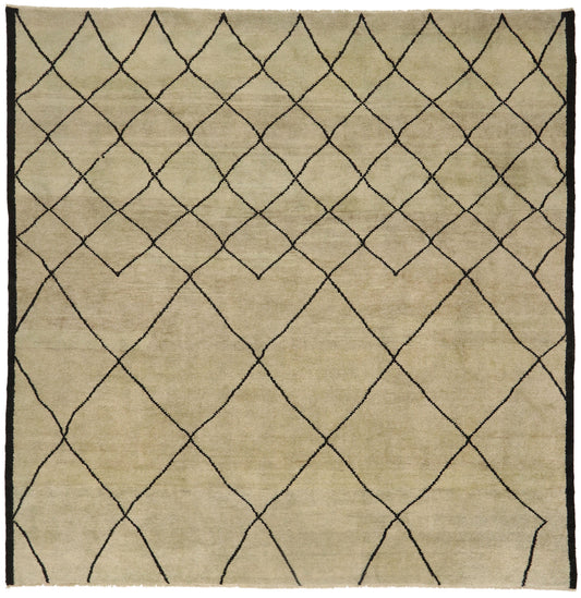 13 x 14 Organic Modern Moroccan Rug 80465