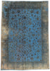 13 x 19 Vintage Persian Overdyed Rug 78579