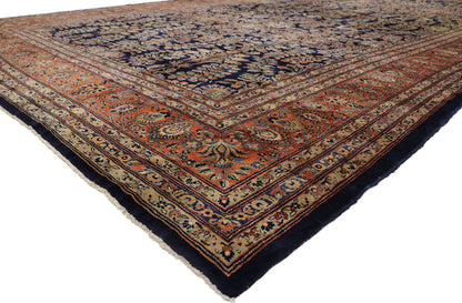 13 x 24 Antique Persian Mohajeran Sarouk Rug 78094