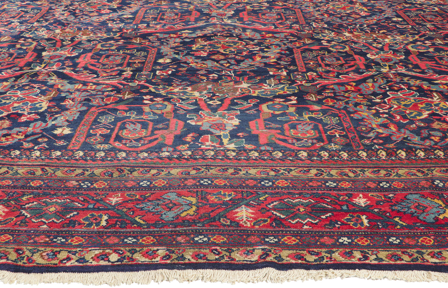14 x 18 Antique Persian Mahal Rug 78520