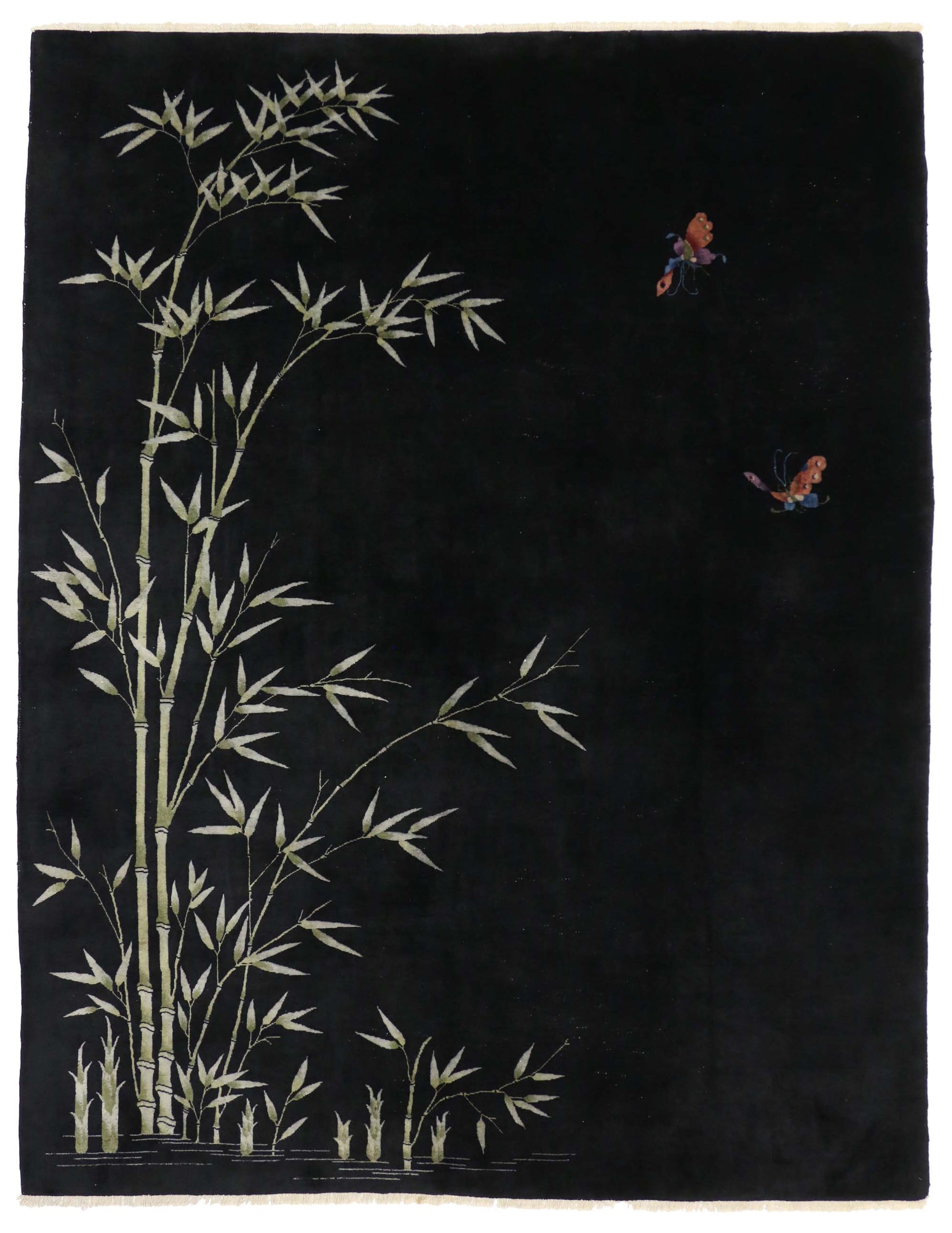 9 x 11 Antique Art Deco 77074