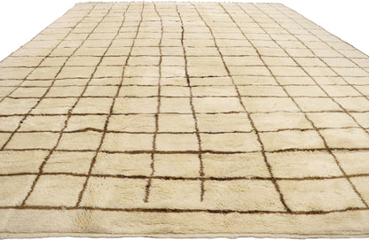 14 x 18 Large Neutral Moroccan Rug 21143