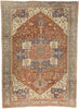 14 x 19 Antique Persian Serapi Rug 72743