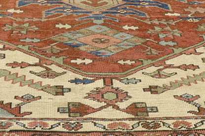 14 x 19 Antique Persian Serapi Rug 72743