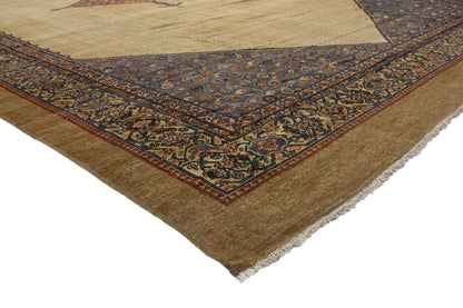 14 x 24 Antique Persian Malayer Rug 74396