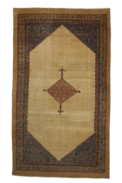 14 x 24 Antique Persian Malayer Rug 74396