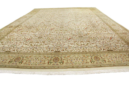 15 x 22 Vintage Persian Tabriz Rug 76680
