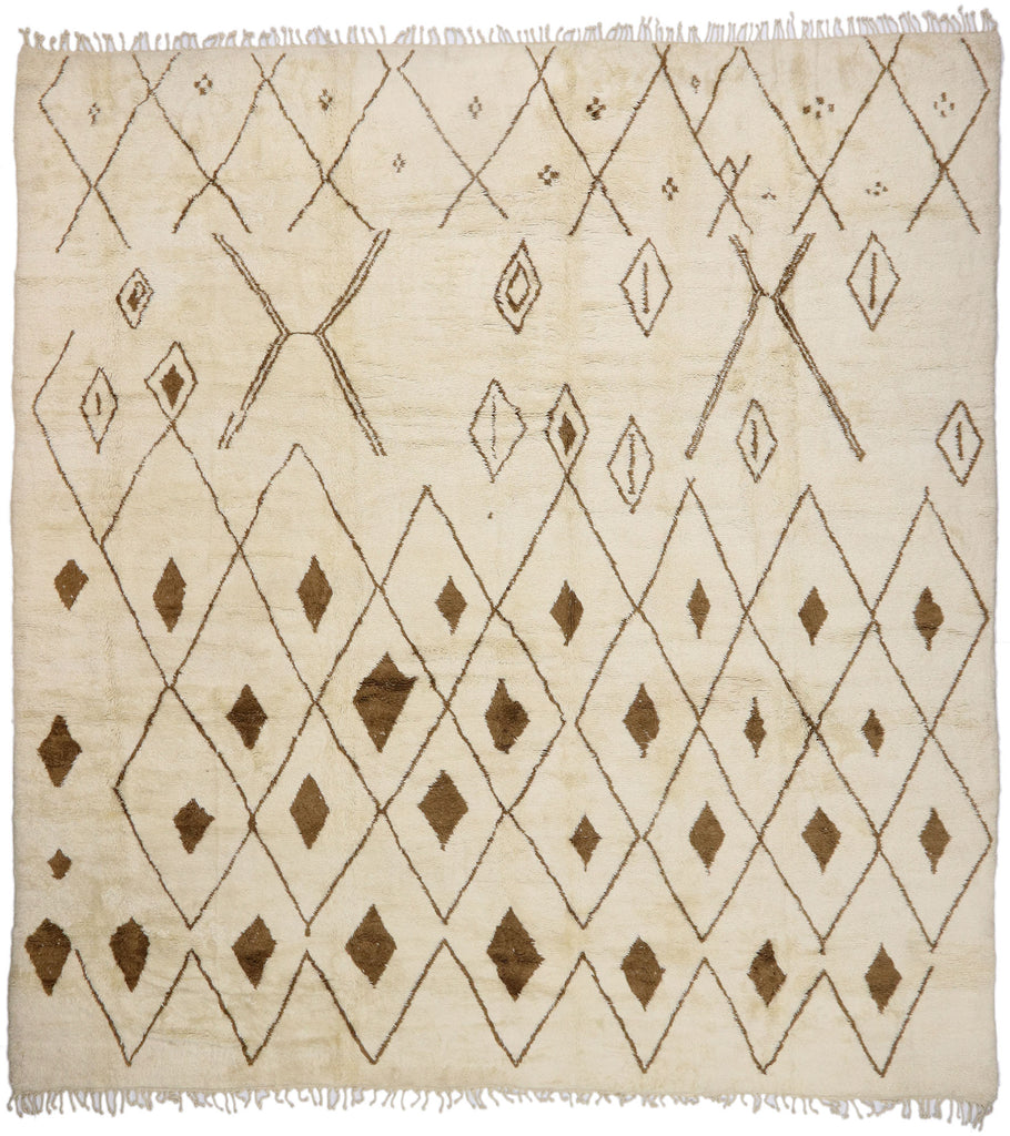 15 x 16 Large Neutral Moroccan Rug 21146