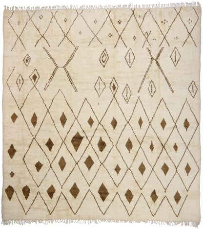 15 x 16 Large Neutral Moroccan Rug 21146
