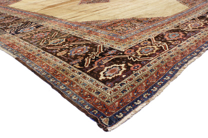 15 x 19 Antique Persian Bakshaish Rug 73055