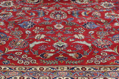 15 x 23 Antique Persian Kashan Rug 75650