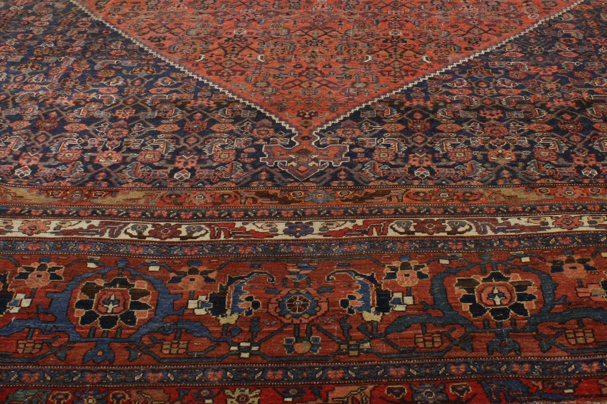 15 x 26 Antique Persian Bijar Rug 73125