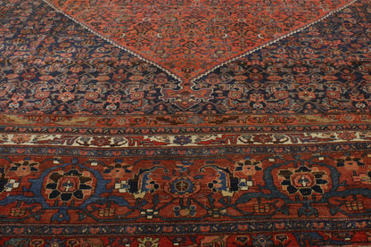 15 x 26 Antique Persian Bijar Rug 73125
