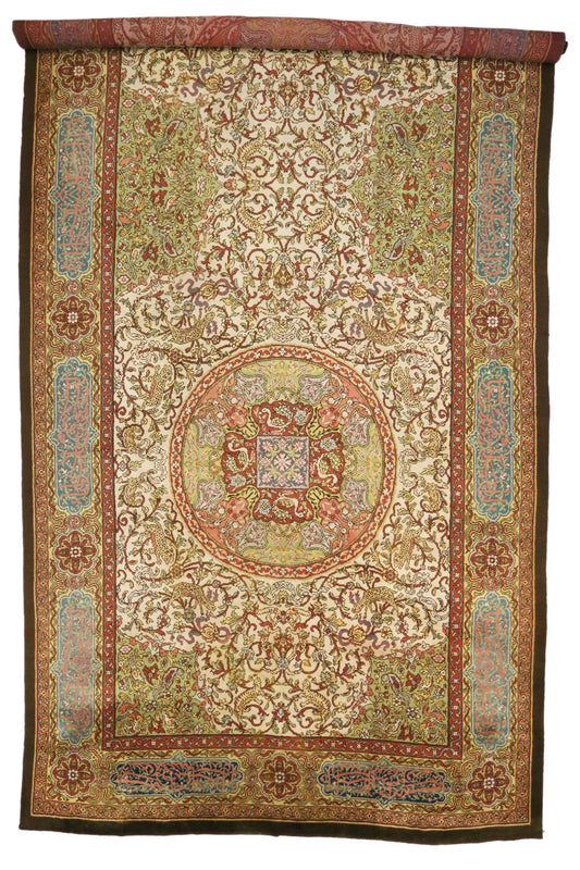 15 x 36 Antique Austrian Savonnerie Rug 72342