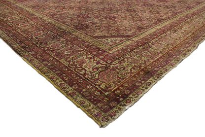 16 x 28 Antique Indian Agra Rug 71600