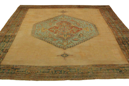 18 x 21 Antique Turkish Oushak Rug 73104