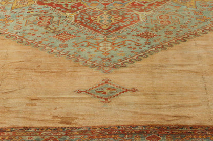 18 x 21 Antique Turkish Oushak Rug 73104