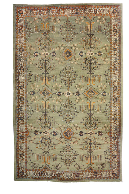 19 x 31 Antique Indian Agra Rug 72173