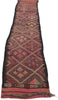 1 x 16 Vintage Zemmour Moroccan Kilim Runner 21714