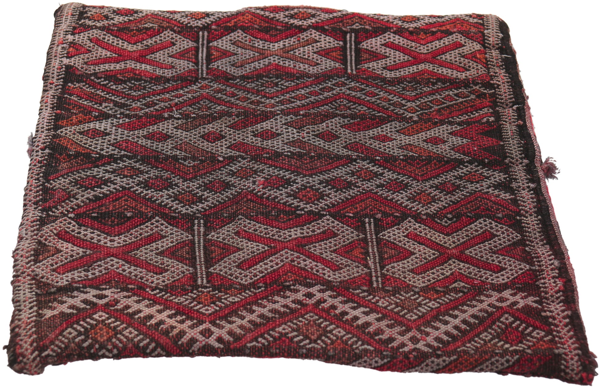 1 x 1 Vintage Moroccan Tribal Textile 78448