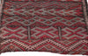 1 x 1 Vintage Moroccan Tribal Textile 78448