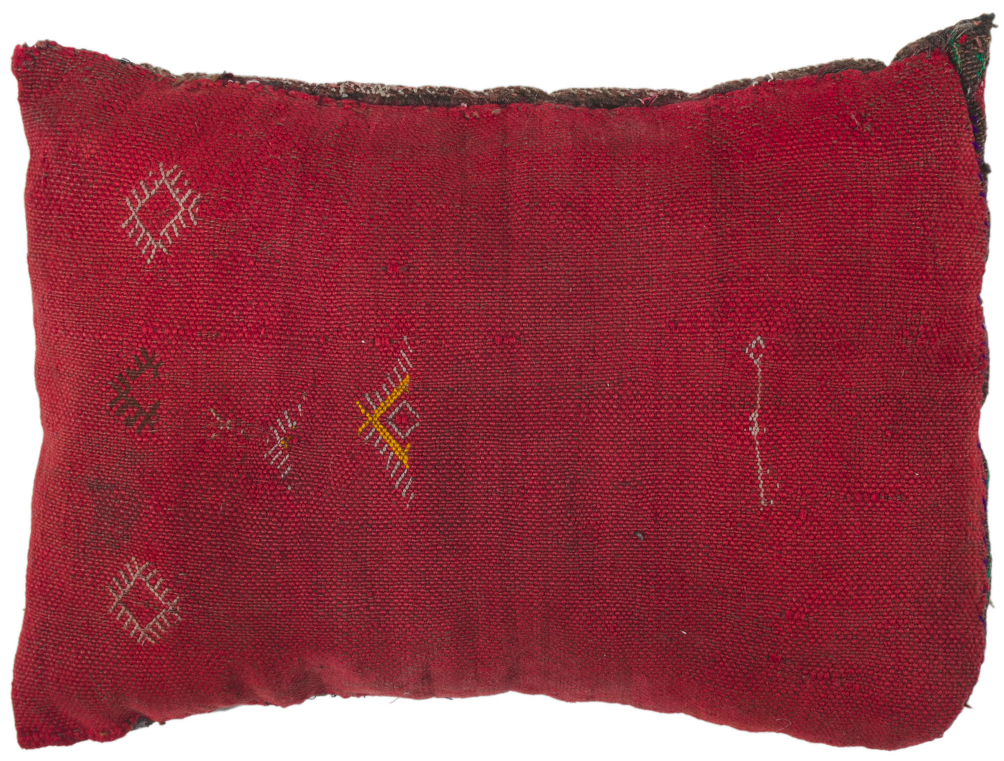 1 x 2 Vintage Zemmour Moroccan Rug Pillow 78446