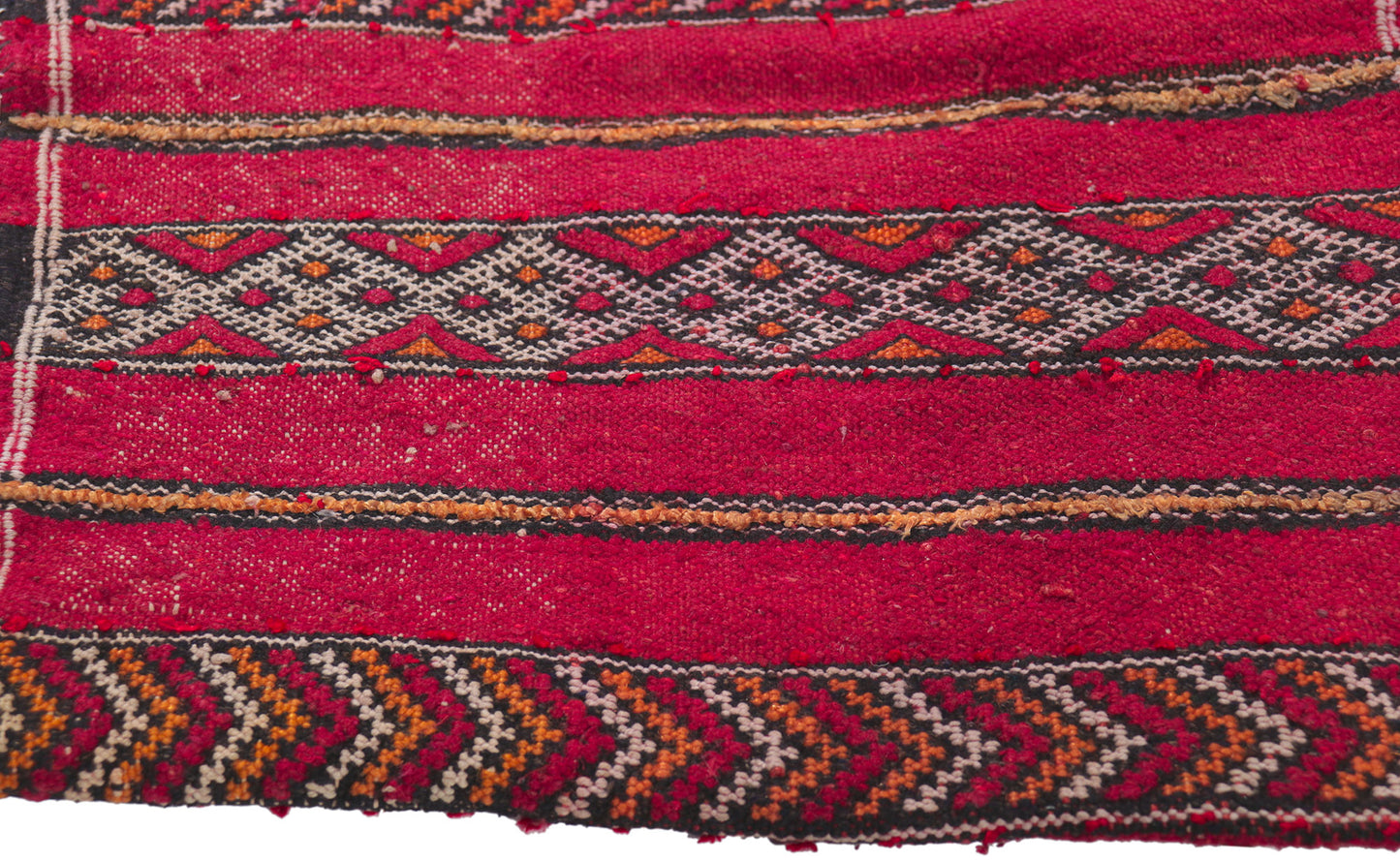 1 x 2 Vintage Moroccan Tribal Textile 78447