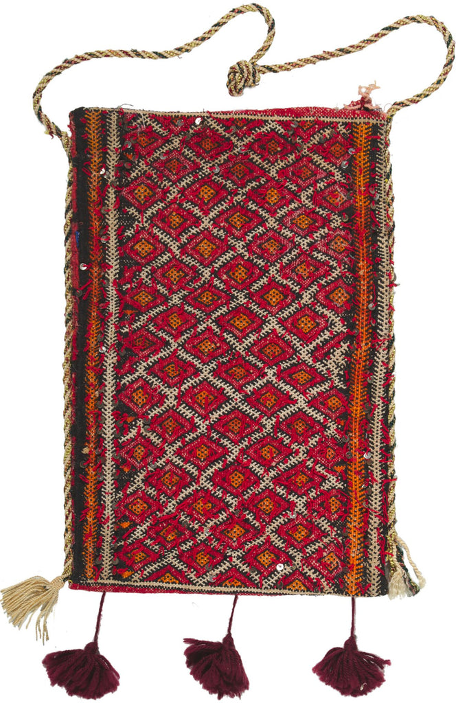 1 x 2 Vintage Moroccan Textile Bag 78449