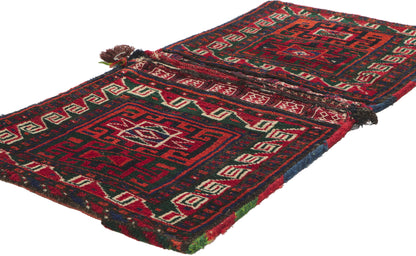2 x 3 Antique Persian Turkmen Saddlebag 78479