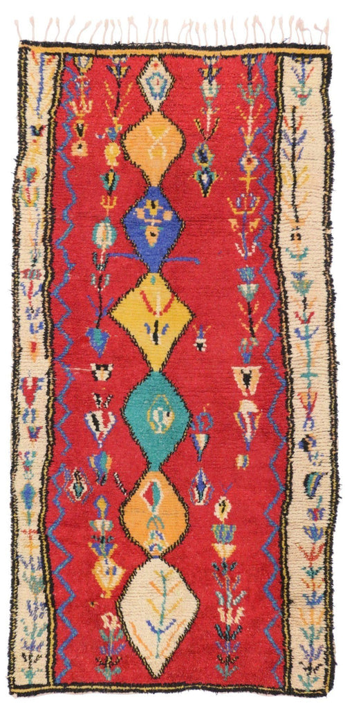 4 x 9 Vintage Moroccan Rug 20013