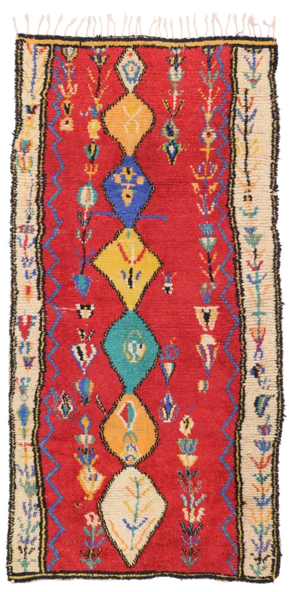 4 x 9 Vintage Moroccan Rug 20013