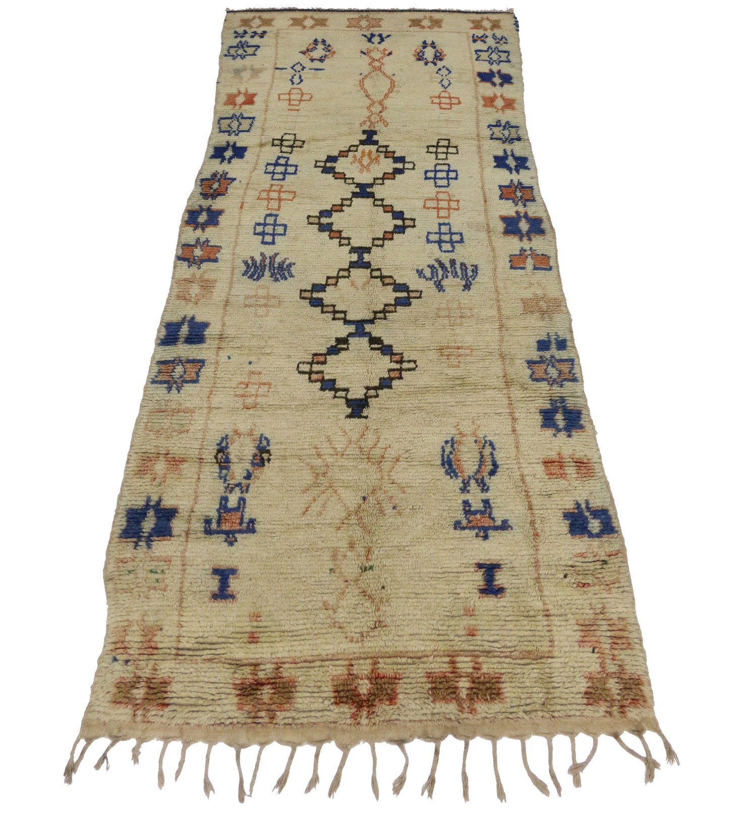 4 x 10 Vintage Moroccan Rug 20014