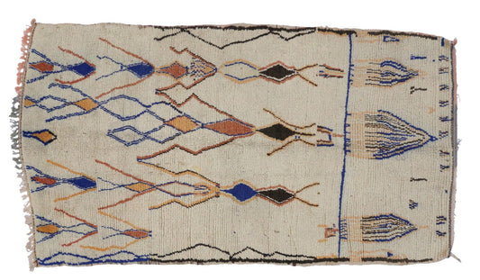 4 x 8 Vintage Moroccan Rug 20016