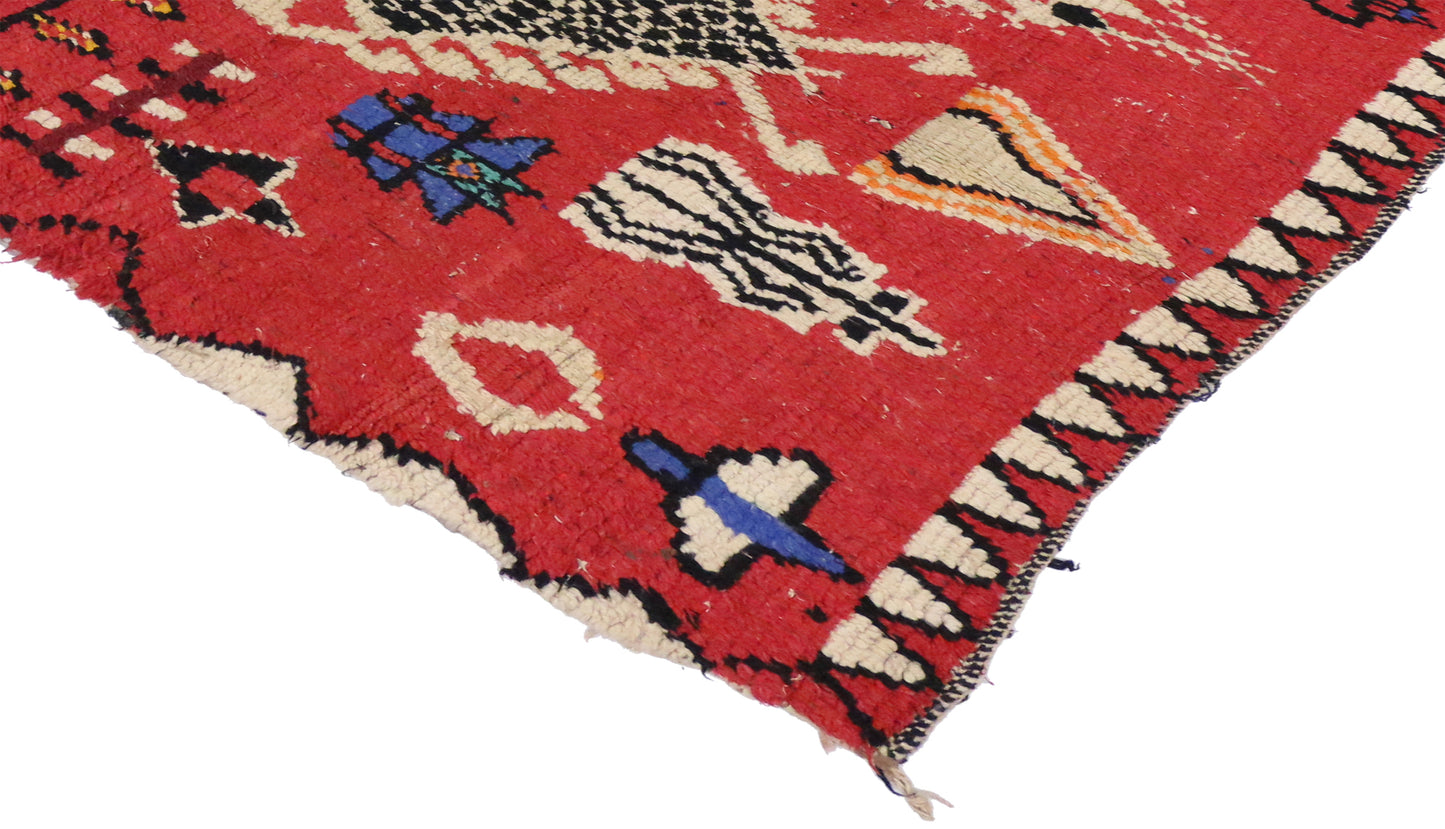 5 x 9 Vintage Moroccan Rug 20017