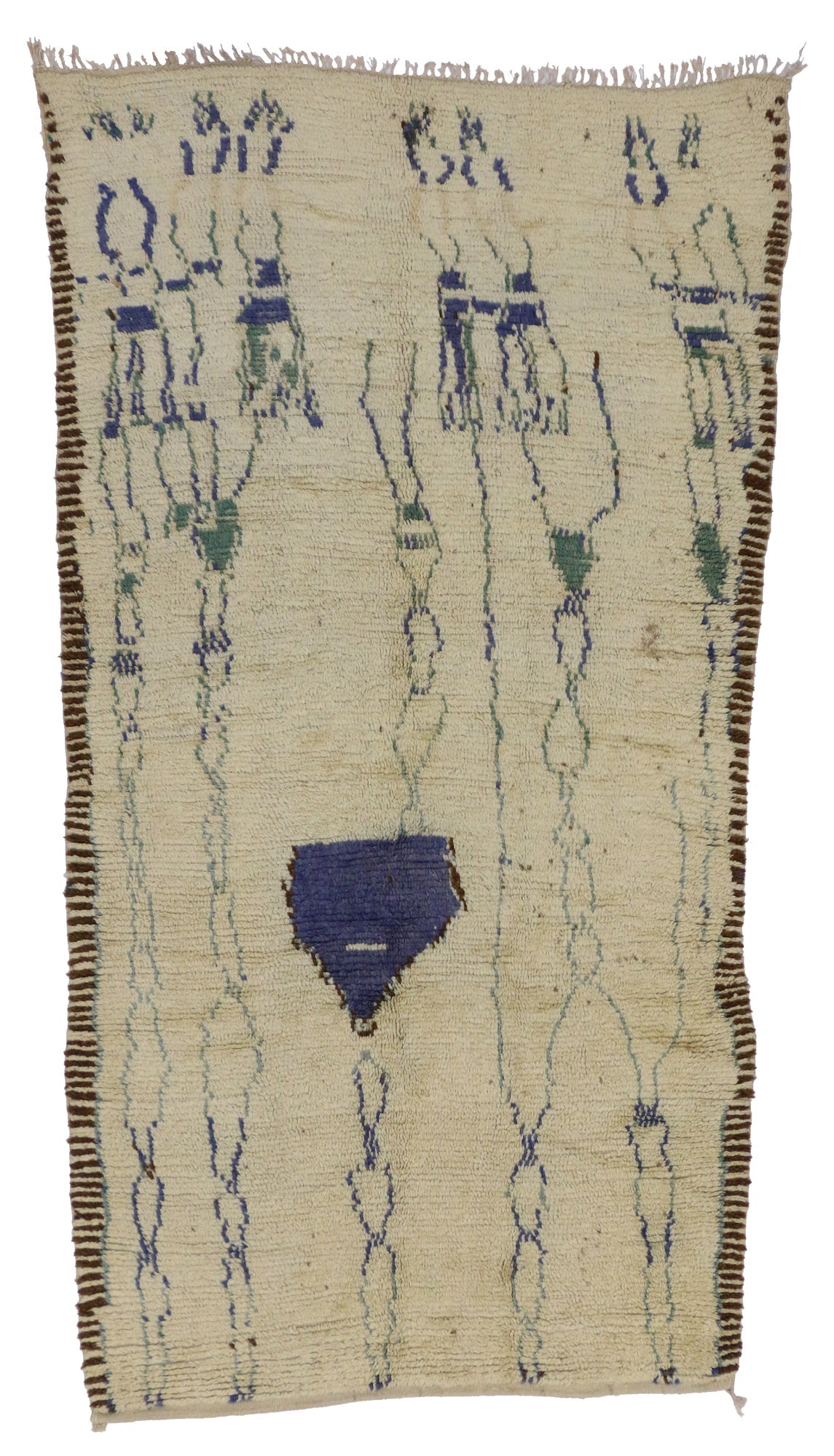 4 x 8 Antique Moroccan Rug 20022
