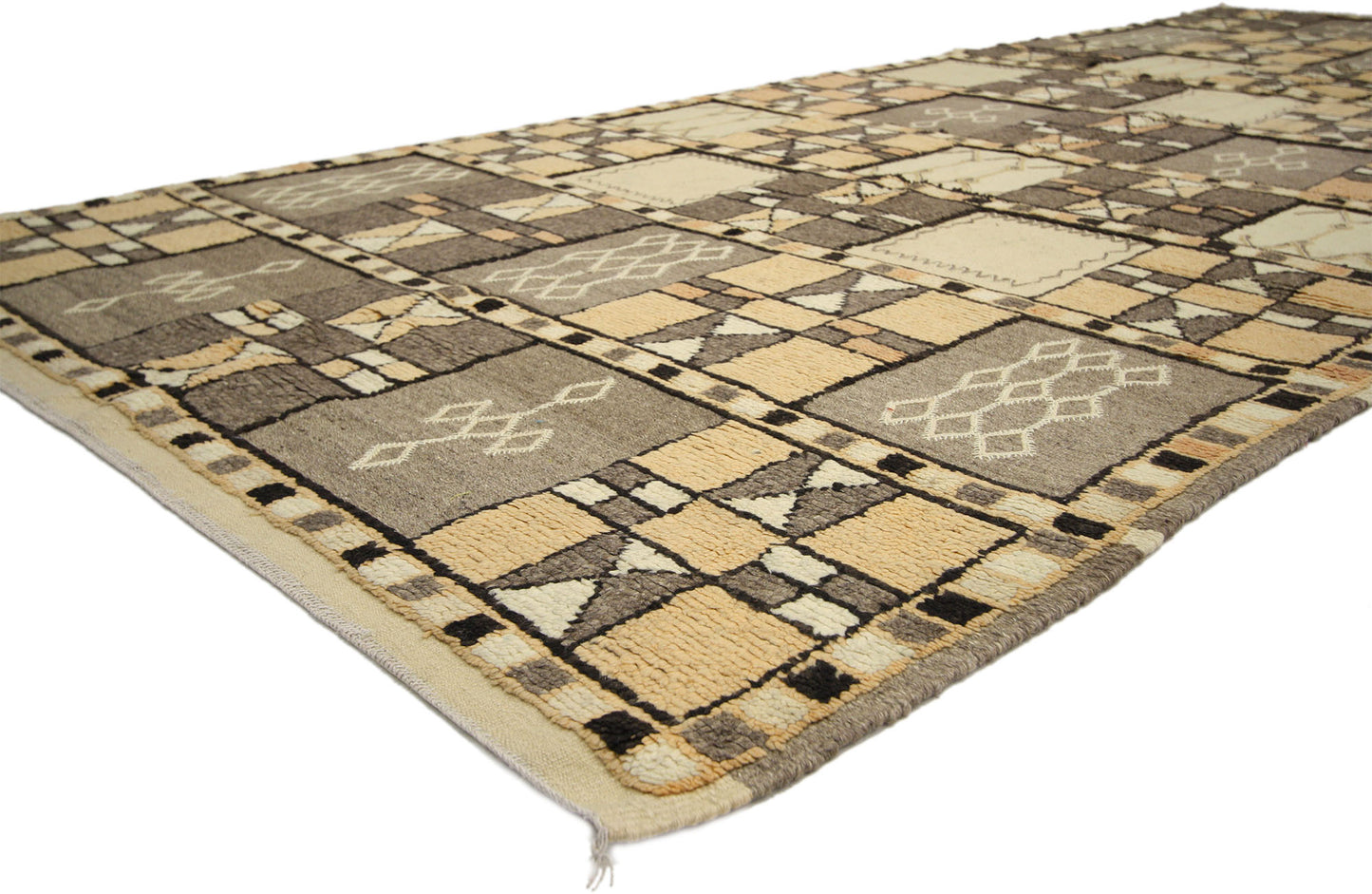 5 x 12 Vintage Moroccan Souf Rug 20026