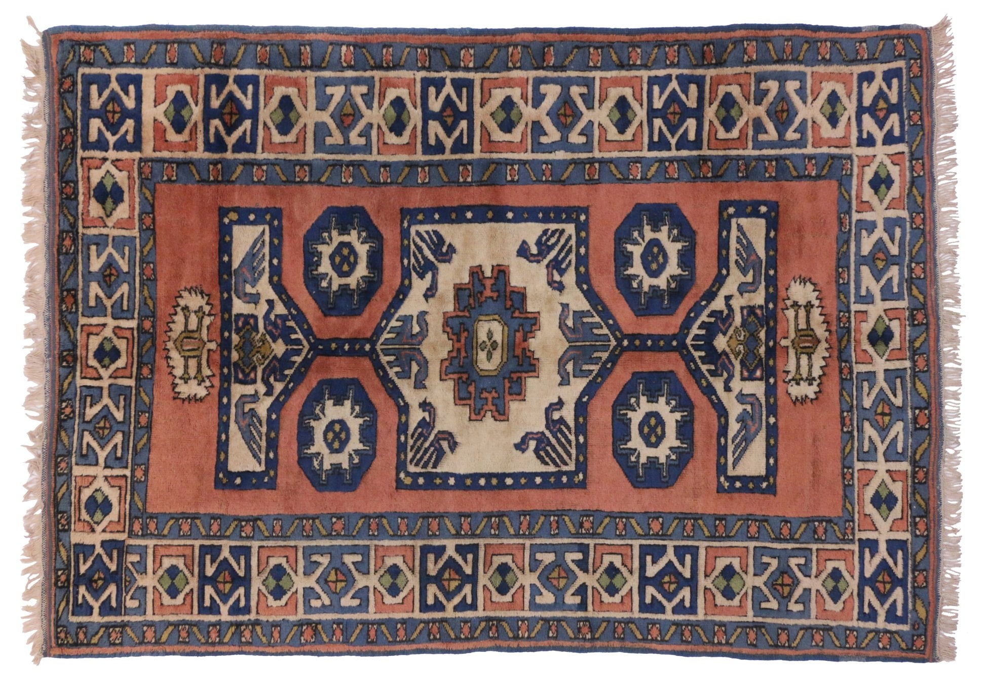 6 x 8 Vintage Oushak Rug 20036