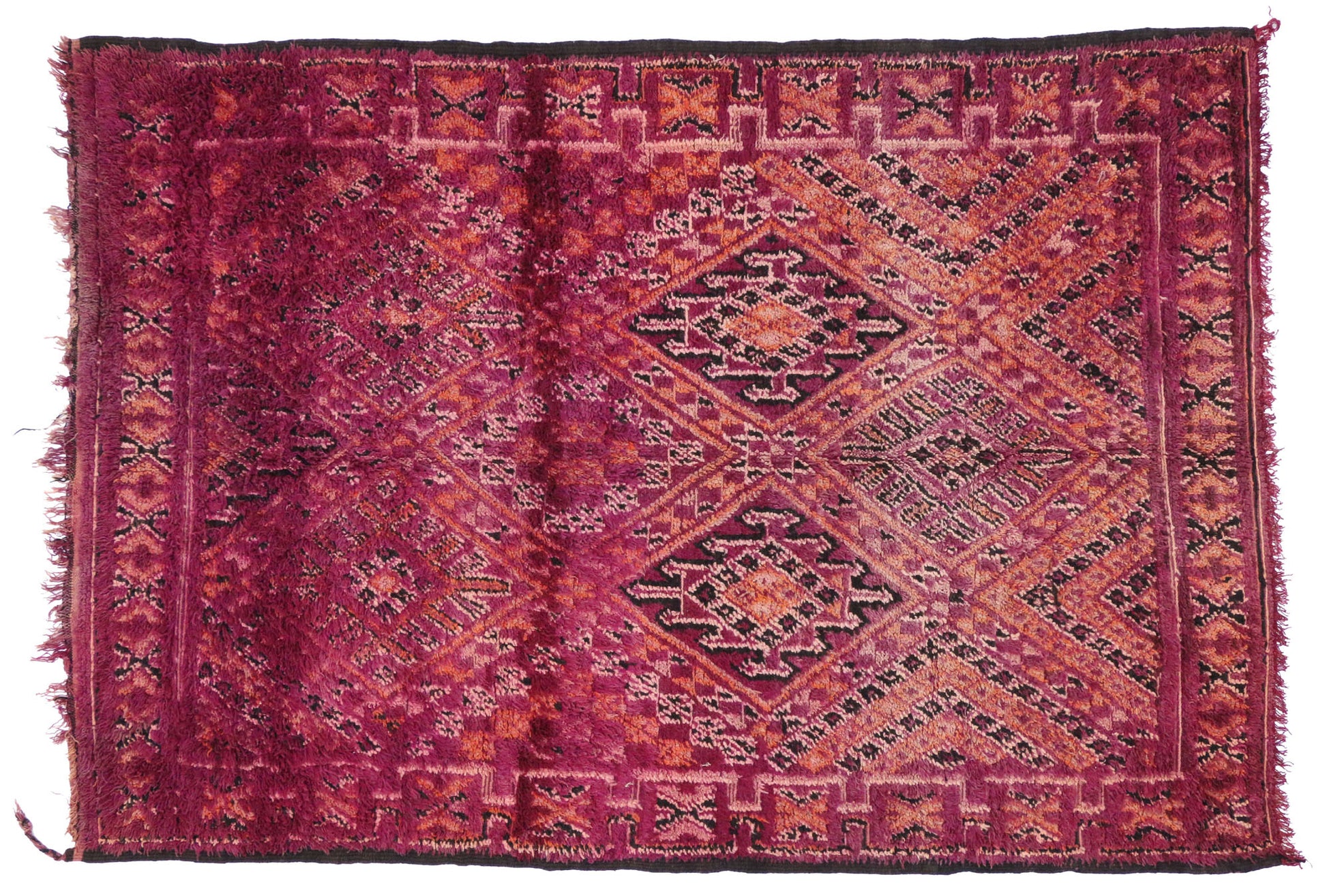 6 x 9 Antique Moroccan Rug 20044