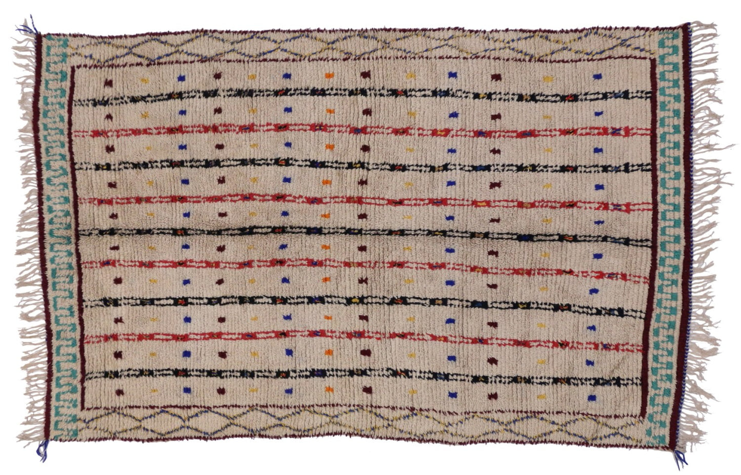 5 x 8 Vintage Moroccan Rug 20057