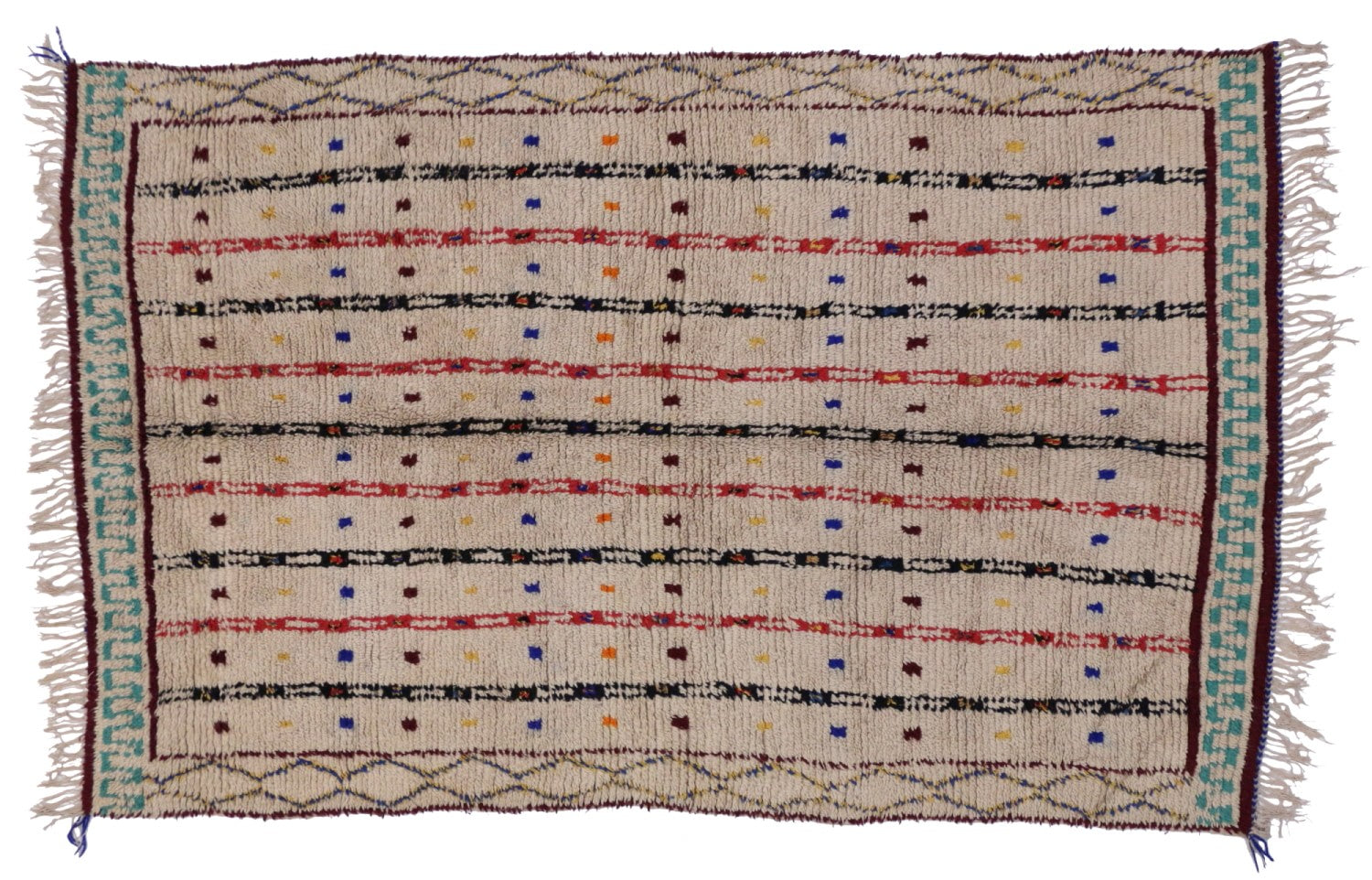 5 x 8 Vintage Moroccan Rug 20057