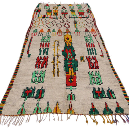 5 x 10 Vintage Moroccan Rug 20068