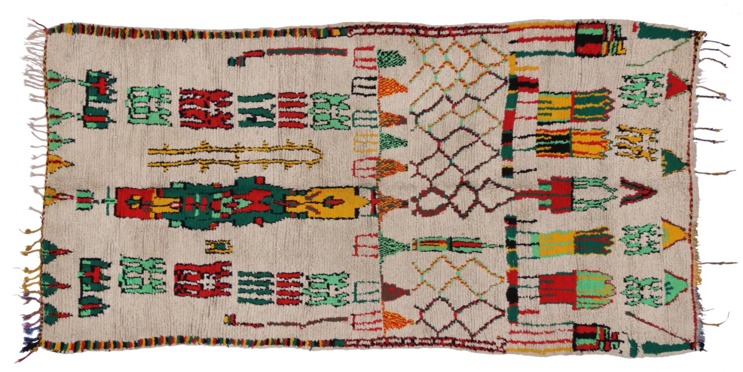 5 x 10 Vintage Moroccan Rug 20068