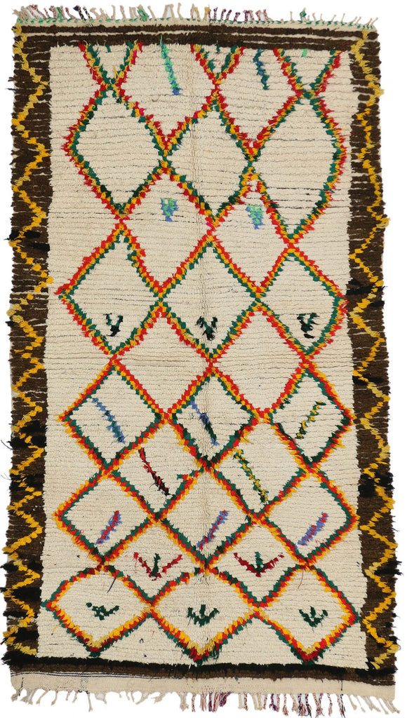 5 x 8 Vintage Moroccan Azilal Rug 20069