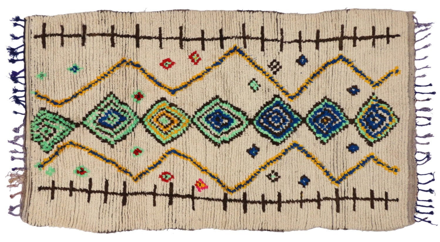 4 x 7 Vintage Moroccan Rug 20071