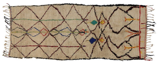 4 x 9 Vintage Moroccan Rug 20073