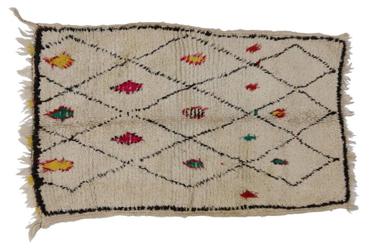 3 x 5 Vintage Moroccan Rug 20074